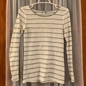 Sheer fitted white shirt